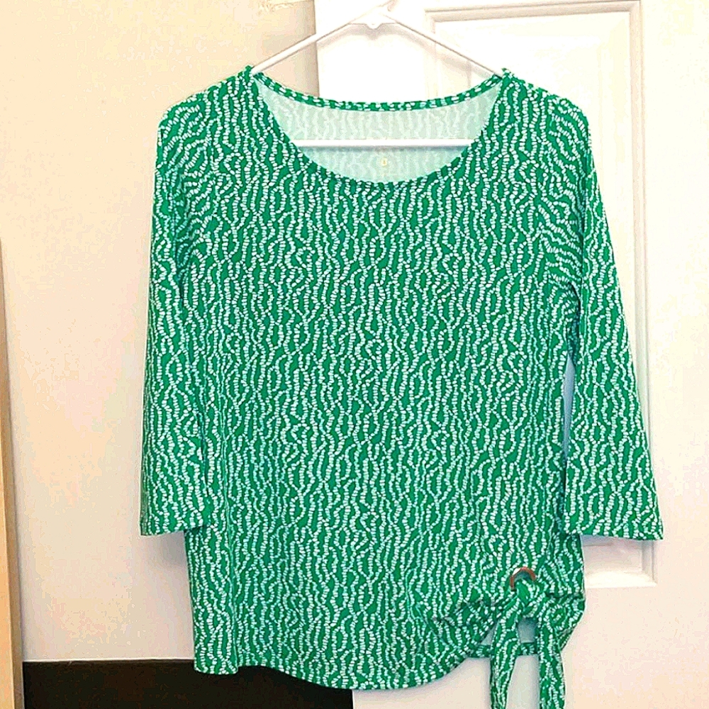 Kim Gravel 3/4 sleeve top XS